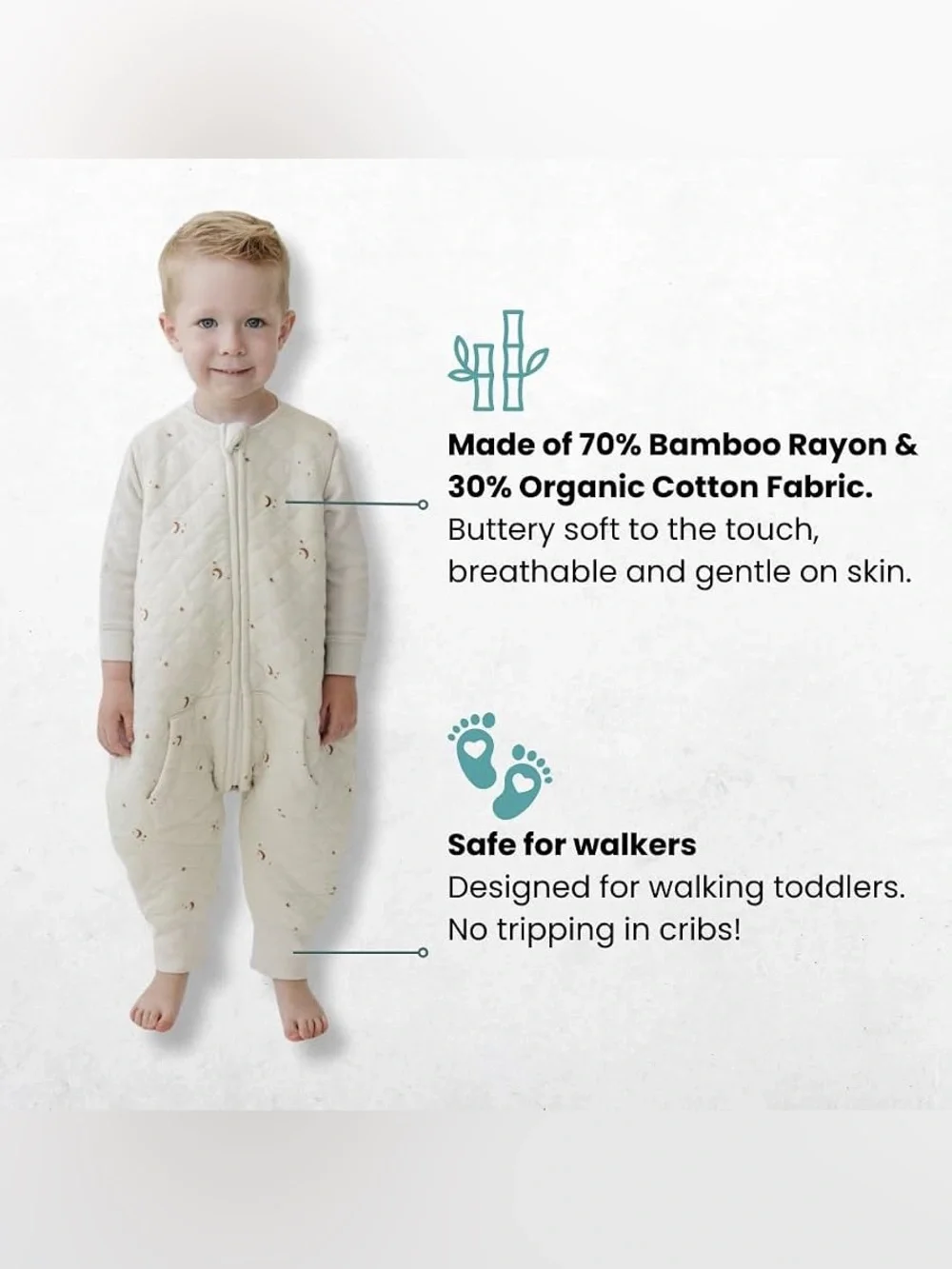 NWOT Tealbee Dreamsuit Toddler Walker Sleep Sack